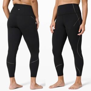 Lululemon Align High-Rise Pant Sz 4/25" *Gold In Black
